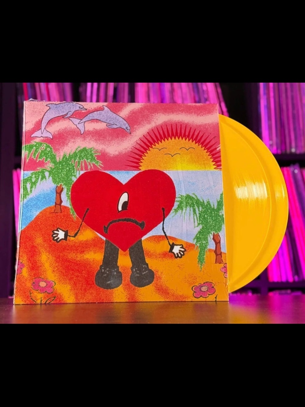 Bad bunny un verano sin ti import yellow vinyl